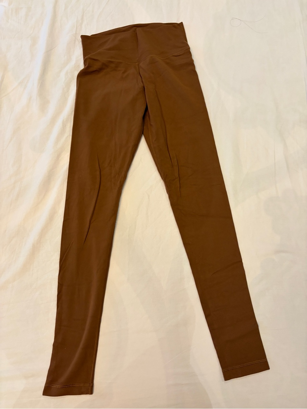 Aritzia High-Waist Brown Leggings